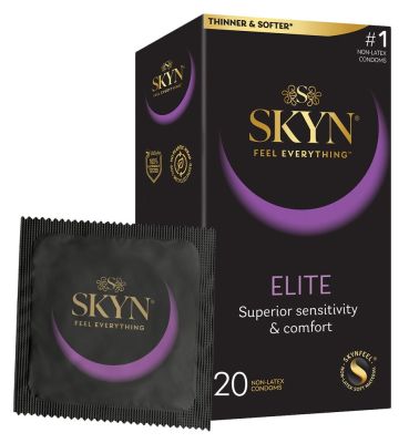 SKYN Elite Презервативи безлатексні (поліізопрен), 20 шт.
