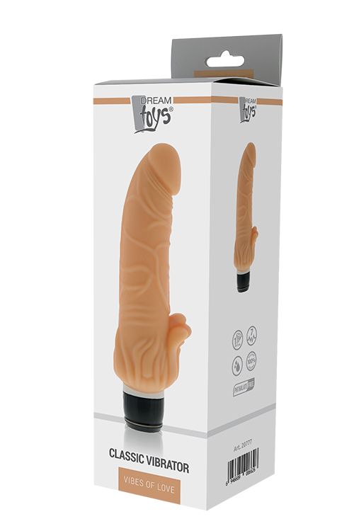 Вібромасажер PURRFECT SILICONE CLASSIC 7inch, FLESH вид 3