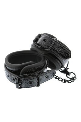 Кайдани BLAZE LUXURY ANKLE cuff CROCO BLACK
