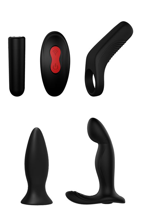 Набір секс-іграшок для чоловіків Dream toys Love Dusky Pleasure, чорний вид 2