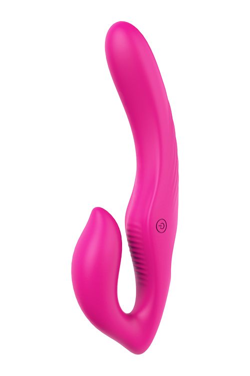 Безремневий страпон VIBES of LOVE REMOTE DOUBLE DIPPER вид 5