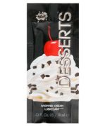 ПРОБНИК/Съедобный лубрикант WET Whipped Cream (со вкусом сливок), 10 мл