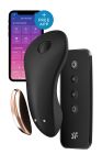 Вібратор у трусики з пультом та функцією керування зі смартфона Satisfyer Little Secret чорний вид 2