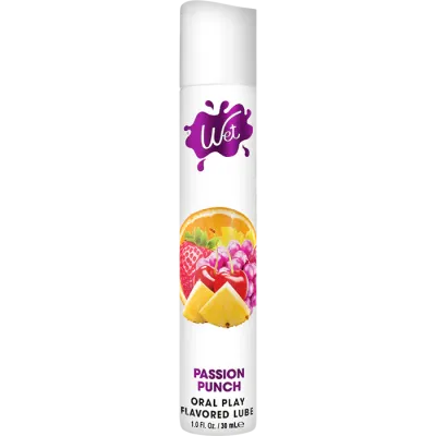 Лубрикант оральний Wet Flavored Passion Punch зі смаком та ароматом фруктів 30 мл