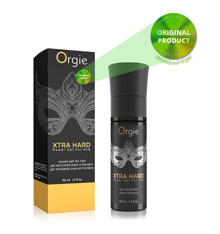 Гель для усиления эрекции Orgie "X-TRA HARD", 50 мл вид 2
