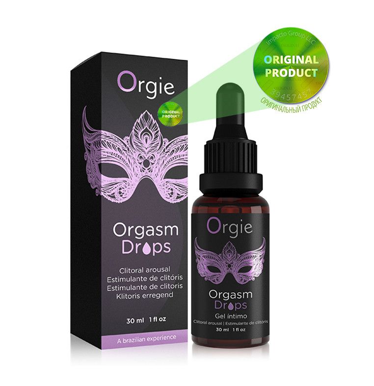 Збудливі краплі для клітора Orgie "ORGASM DROPS", 30 мл вид 5