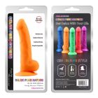 Фалоімітатор помаранчевий Chisa Delux Pure Nature на присосці вид 5
