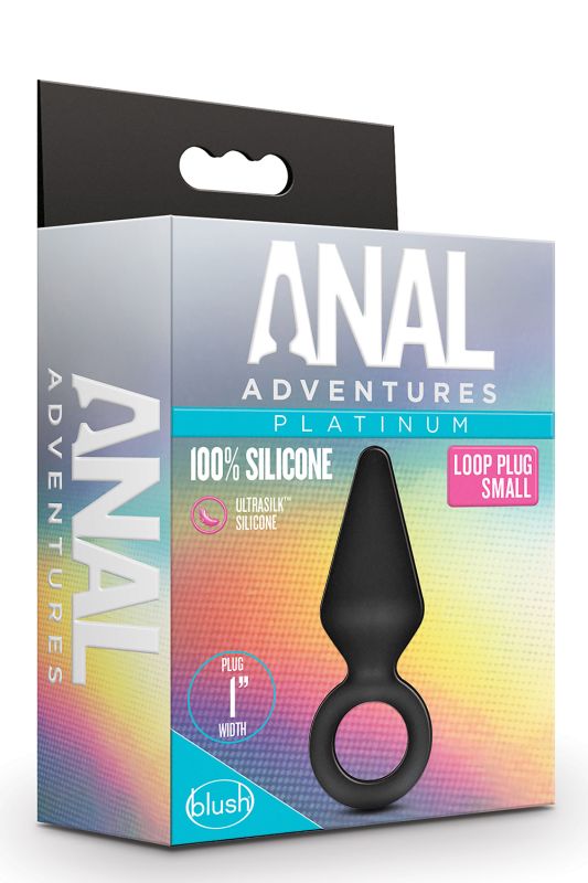 Анальна пробка BLUSH ANAL ADVENTURES PLATINUM-SILICONE-SMALL вид 3