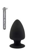 Термоактивна анальна пробка PREMIUM SILICONE PLUG S BLACK