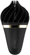 Клиторальный вибростимулятор Satisfyer Sweet Treat Spinnator в форме мороженого, черный