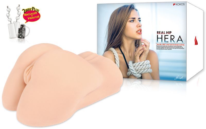 Мастурбатор Kokos Hera Hip Real Deluxe с вибрацией вид 6