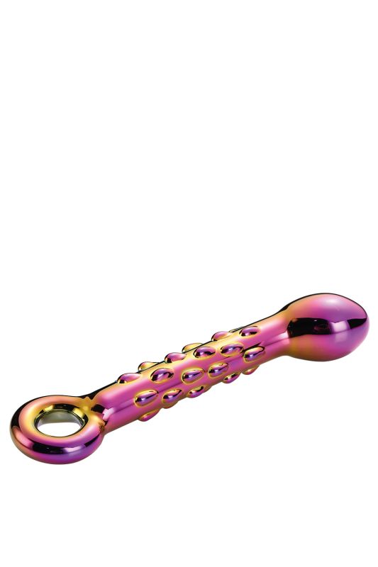 Скляний фалоімітатор Dream Toys GLAMOUR GLASS RIBBED G-SPOT DILDO вид 4