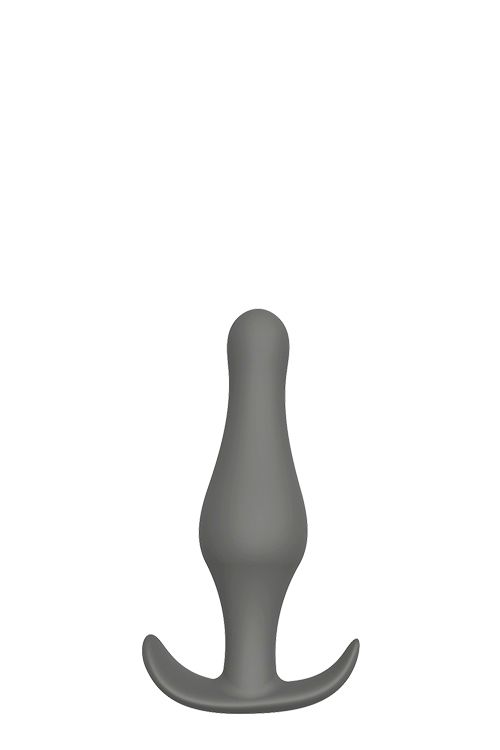 Анальний плаг GREY PLUG WITH T-HANDLE вид 2
