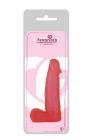 Фалоімітатор XSkin 6 PVC dong-Transparent, PINK вид 3