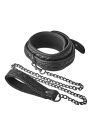 Нашийник з повідцем Dream Toys BLAZE COLLAR LEASH DIAMOND BLACK вид 4