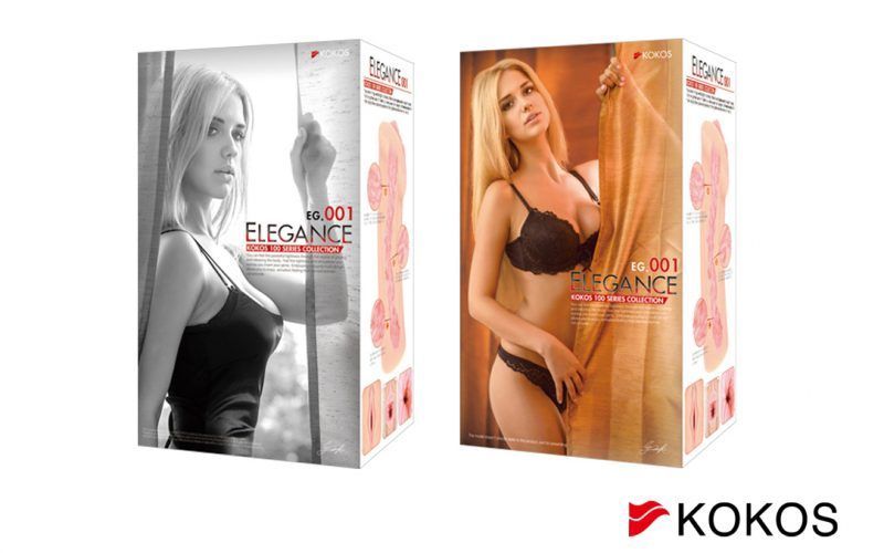 Мастурбатор Kokos Elegance 001 DL ,16 см (двошаровий) вид 3