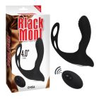 Массажёр простаты с вибрацией Chisa Black Mont Sex Pistol и пультом управления, чёрный вид 2