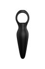 Анальна пробка з вібрацією Dream Toys CHEEKY LOVE TAPERED PLUG BLACK вид 5