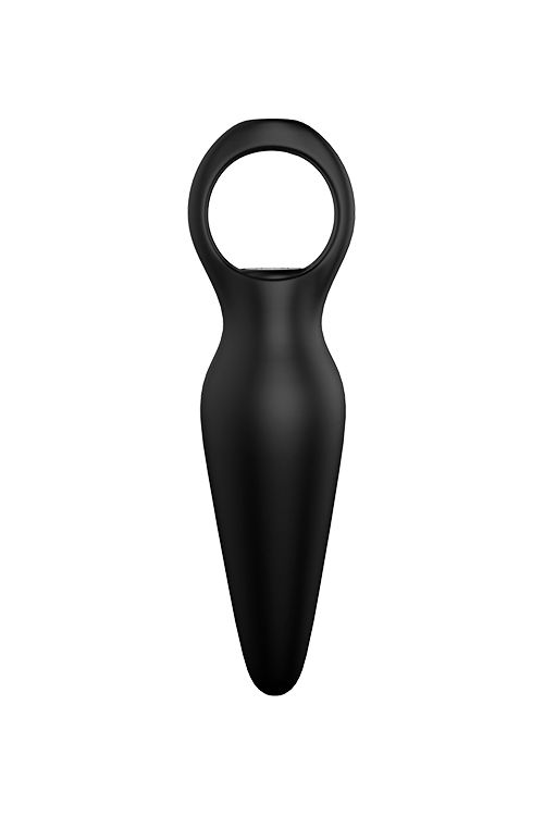 Анальна пробка з вібрацією Dream Toys CHEEKY LOVE TAPERED PLUG BLACK вид 5