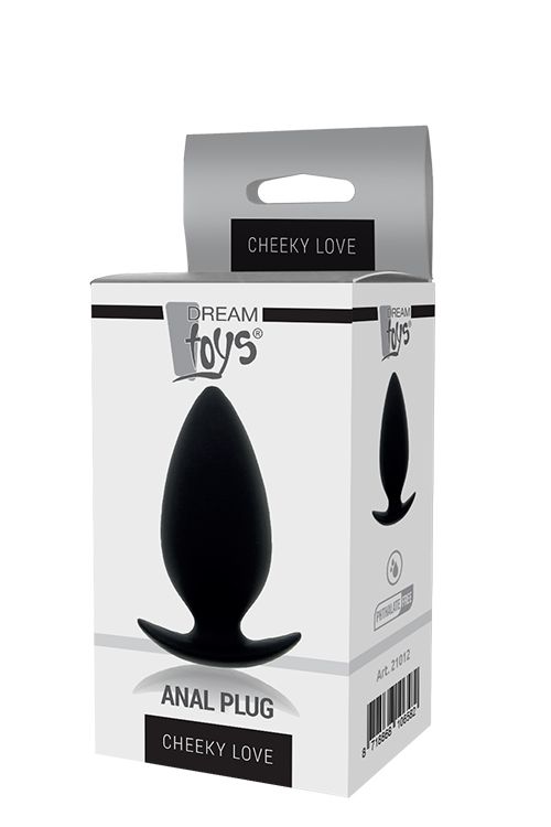 Анальна пробка BOOTYFUL MEDIUM 3.8 INCH. BLACK вид 3