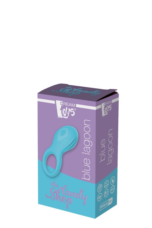 Ерекційне віброкільце Dream Toys the CANDY SHOP BLUE LAGOON вид 3