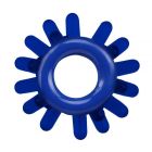 Набор эрекционных колец Chisa GK Power Cock Rings с разными структурами, синие вид 6