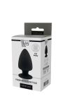 Термоактивна анальна пробка PREMIUM SILICONE PLUG S BLACK вид 3