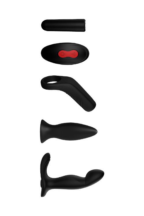 Набір секс-іграшок для чоловіків Dream toys Love Dusky Pleasure, чорний вид 4