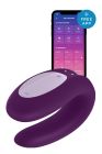 Вібромасажер для пар Satisfyer Double Joy працює від програми, фіолетовий вид 3