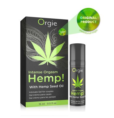 Усилитель оргазма Orgie "Intense Orgasm Hemp" с маслом каннабиса, 15 мл