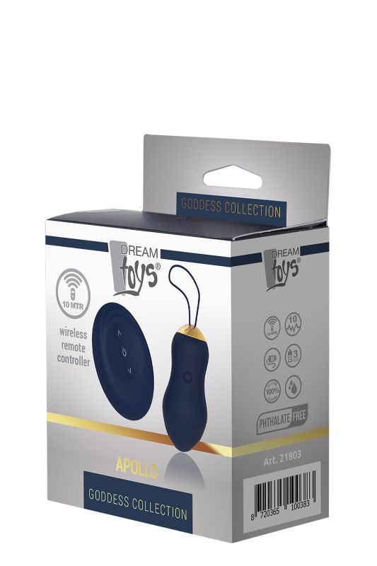 Віброяйце з дистанційним керуванням Dream Toys GODDESS COLLECTION APOLLO вид 5