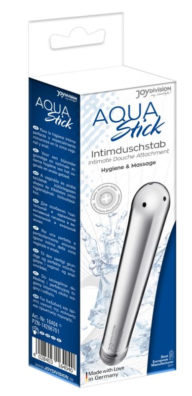 Анальный душ Joy Division Aluminium Intimate Douche, серебристый вид 2