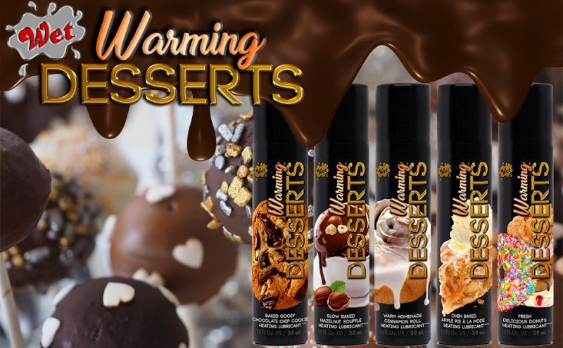 Съедобный лубрикант 4 в 1 WET Warming Desserts Slow Baked Hazelnut Souffle 89 мл вид 3