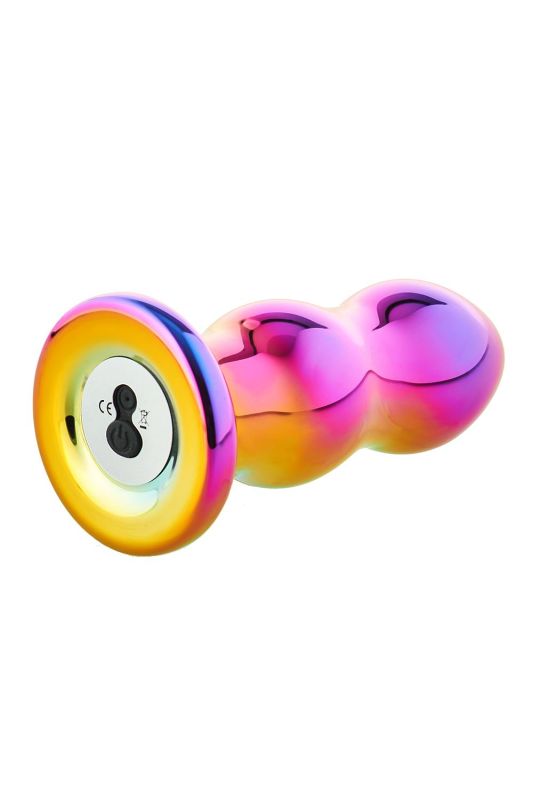 Анальна пробка із вібрацією дворівнева скляна Dream Toys GLAMOUR GLASS вид 5
