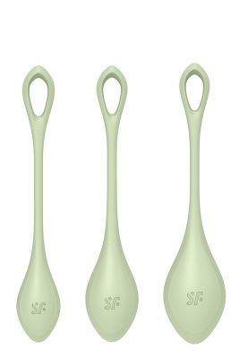 Набір вагінальних кульок Satisfyer Yoni Power 2 light, зелений
