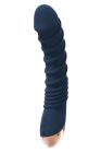 Вібромасажер з функцією нагріву Dream Тoys Goddess Collection Aeolus рельєфний, синій вид 3