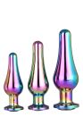 Набір анальних пробок конічної форми Dream Toys GLEAMING LOVE PLEASURE SET MULTICOLOUR вид 2