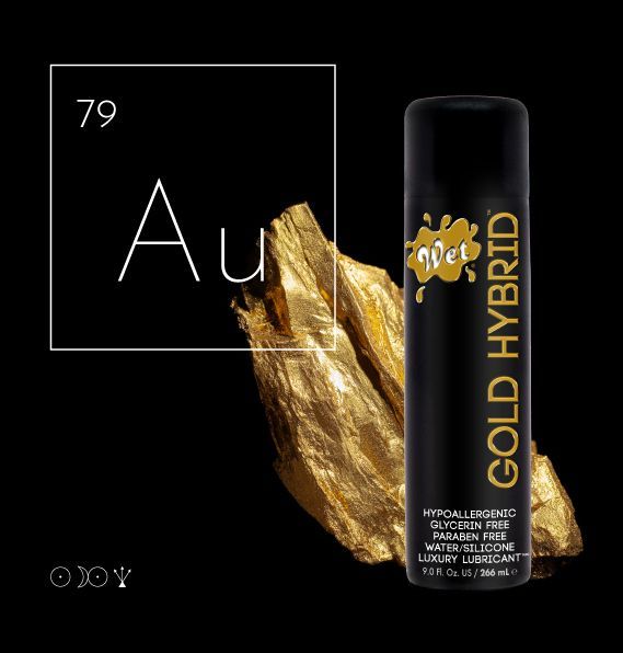 Лубрикант водно-силиконовый гибридный Wet Gold Hybrid, 93 мл вид 3