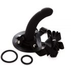 Страпон з кільцевим кріпленням Chisa R.G.B Bend Over For та фалоімітатором, чорний вид 4