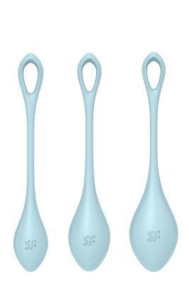Набір вагінальних кульок Satisfyer Yoni Power 2, блакитний