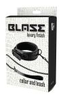 Нашийник з повідцем BLAZE LUXURY COLLAR AND LEASH CROCO BLACK вид 3