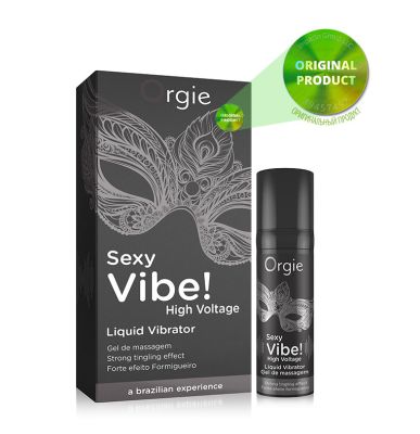 Жидкий вибратор Orgie "SEXY VIBE" интенсивность вибрации: сильная, 15 мл