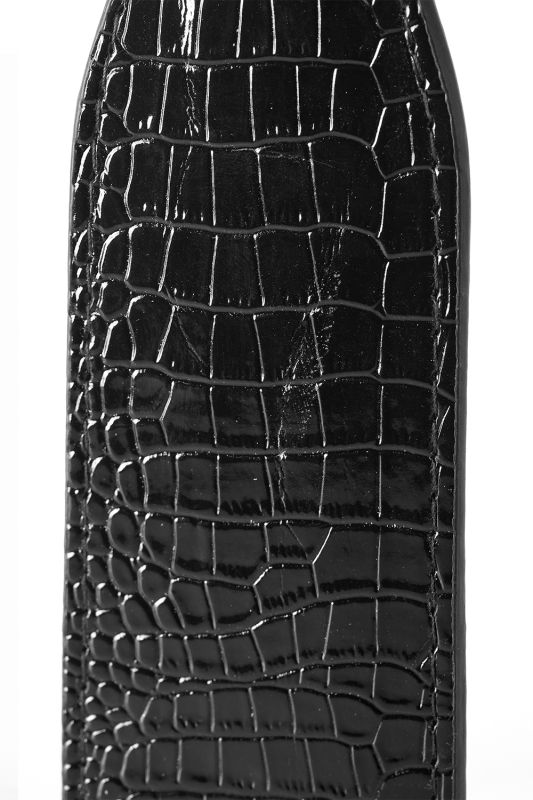 Шлепалка BLAZE LUXURY PADDLE CROCO BLACK вид 5