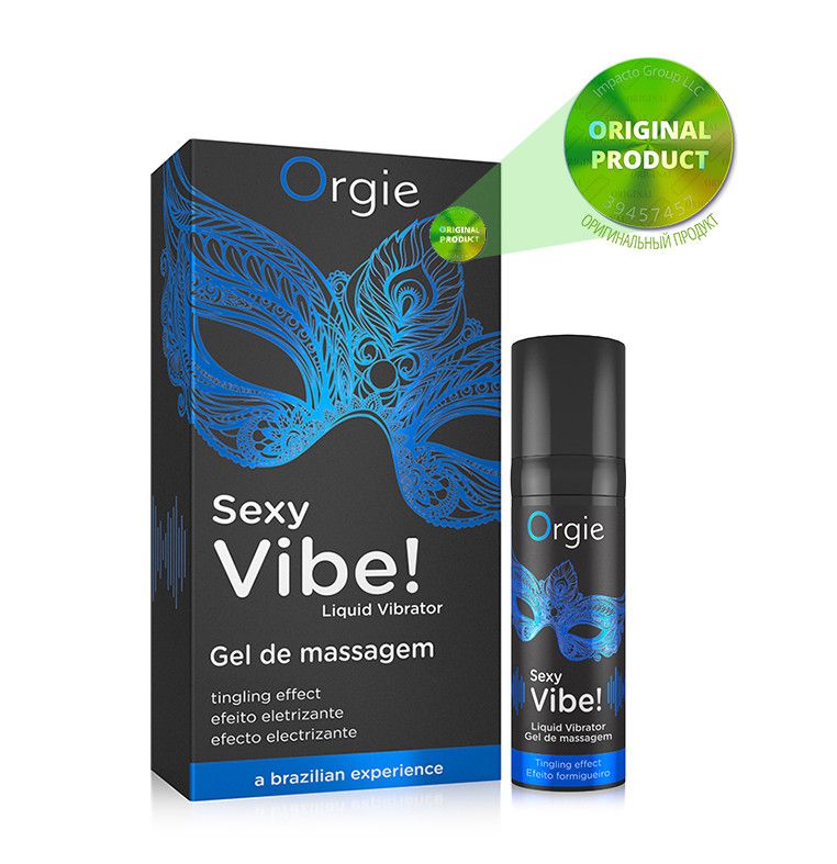 Жидкий вибратор Orgie "SEXY VIBE" интенсивность вибрации: средняя для чувствительных, 15 мл вид 2
