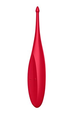 Вібратор для цілеспрямованої стимуляції Satisfyer Twirling Fun з гнучкою шийкою, червоний