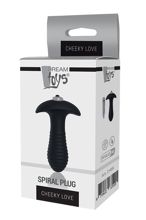 Анальна пробка CHEEKY LOVE SINGLE SPEED SPIRAL PLUG вид 3