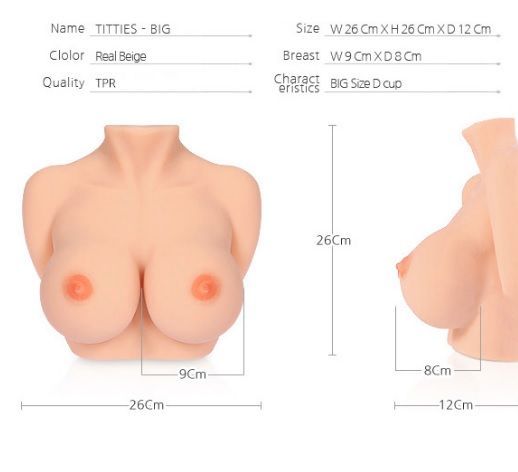 Мастурбатор-груди Kokos Bouncing Titties D cup вид 7