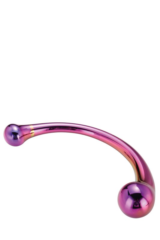 Вигнутий скляний фалоімітатор Dream Toys GLAMOUR GLASS CURVED BIG WAND вид 4