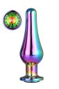 Анальна пробка конічної форми Dream Toys GLEAMING LOVE COLOURED PLEASURE PLUG L