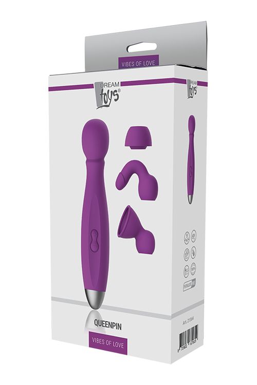 Вібромасажер DREAM TOYS QUEENPIN PURPLE вид 3